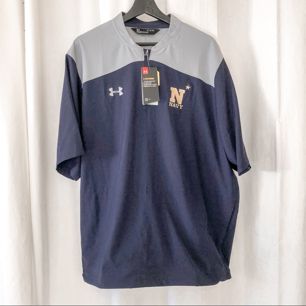 NWT Navy Under Armour water resistant pullover
